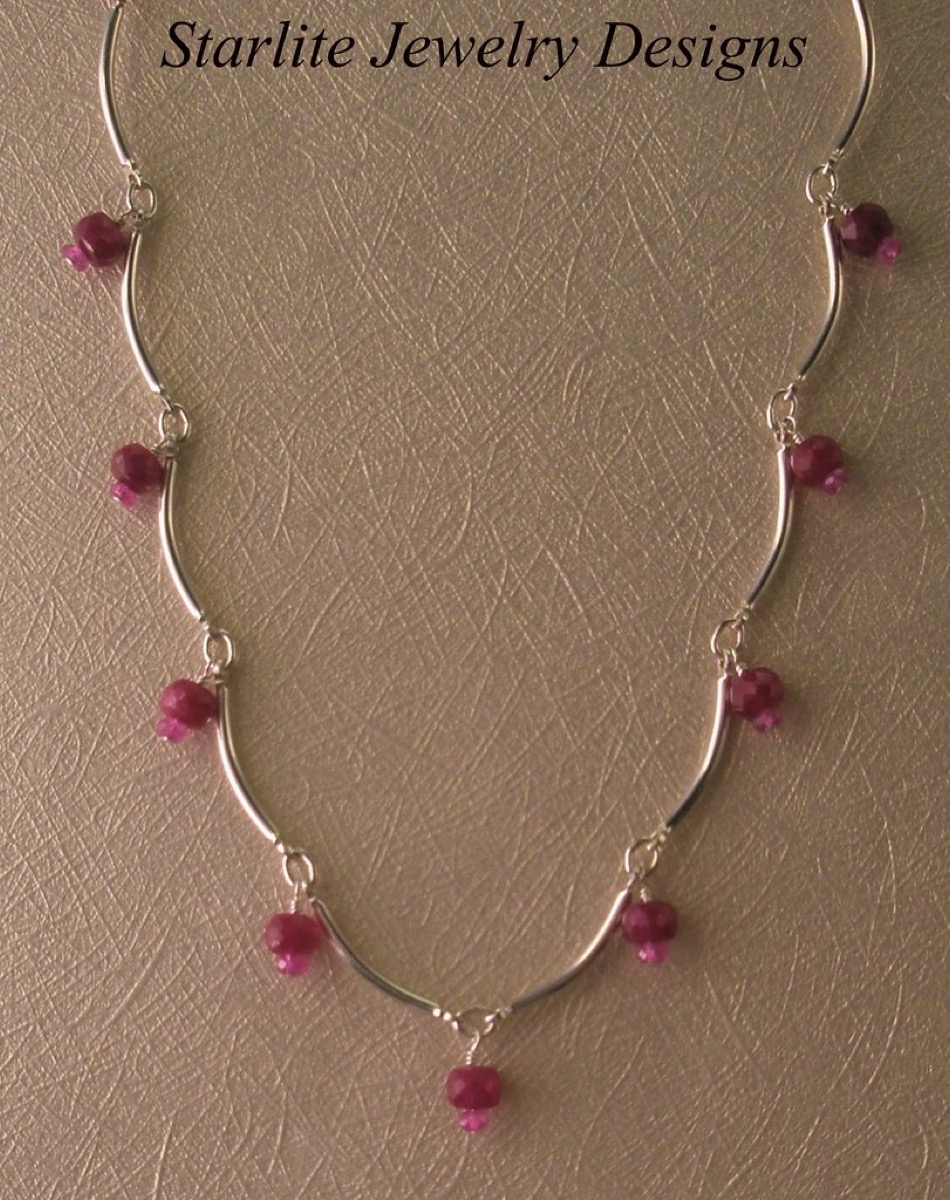 Pierre Lorren 2 Carat Australian Genuine RUBY Necklace